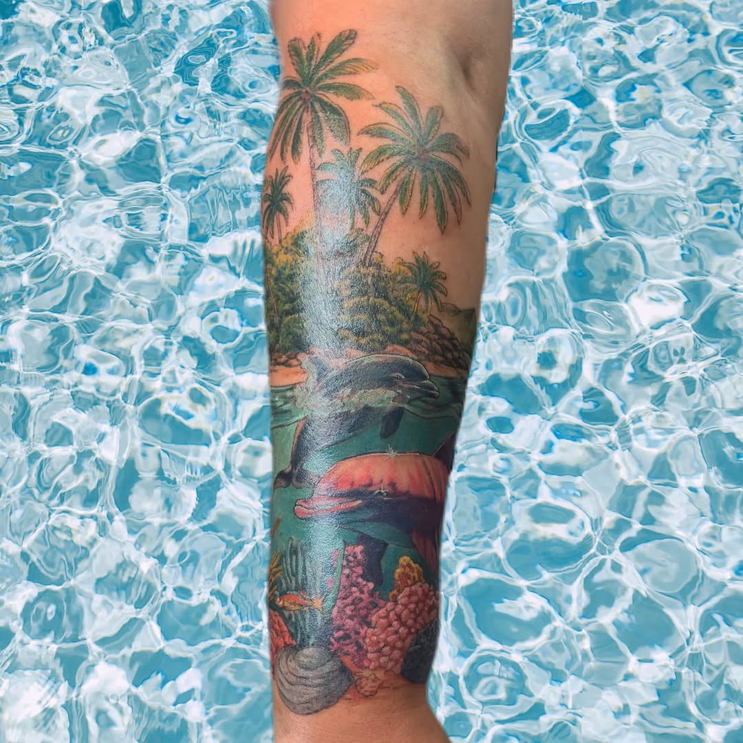 Tattoo by @crappie.tatts — realism, illustrative