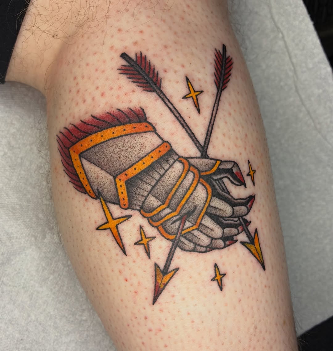 Tattoo by @shark_boy_tattoos โ american_traditional, illustrative