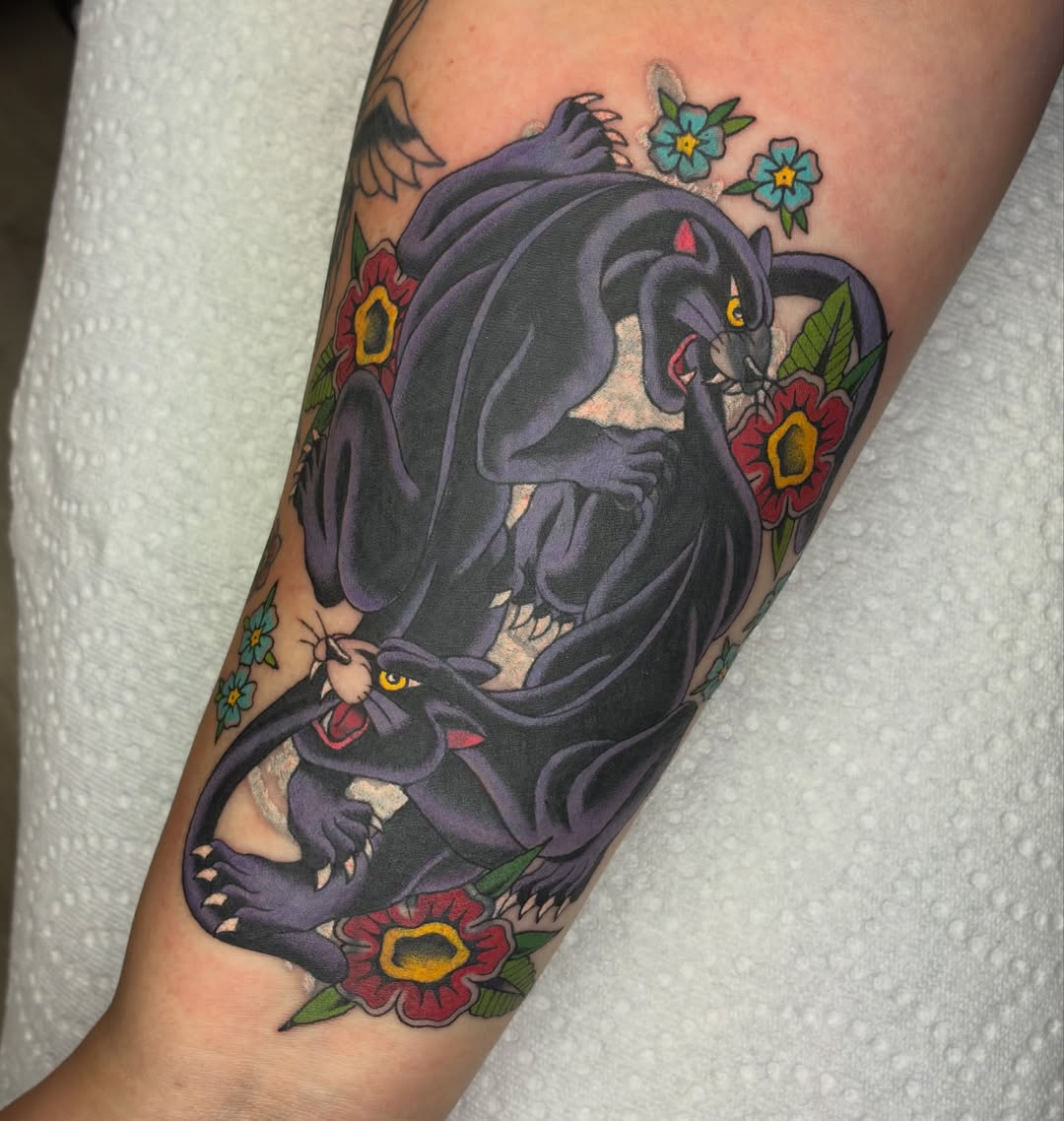 Tattoo by @shark_boy_tattoos โ american_traditional, illustrative
