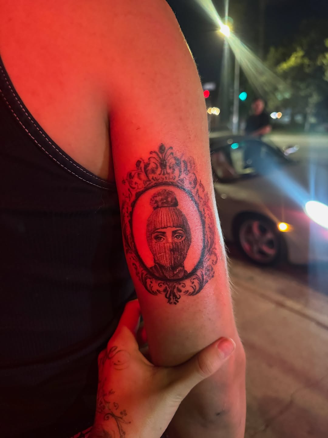 Tattoo by @avas.aesthetics__ — black_and_grey