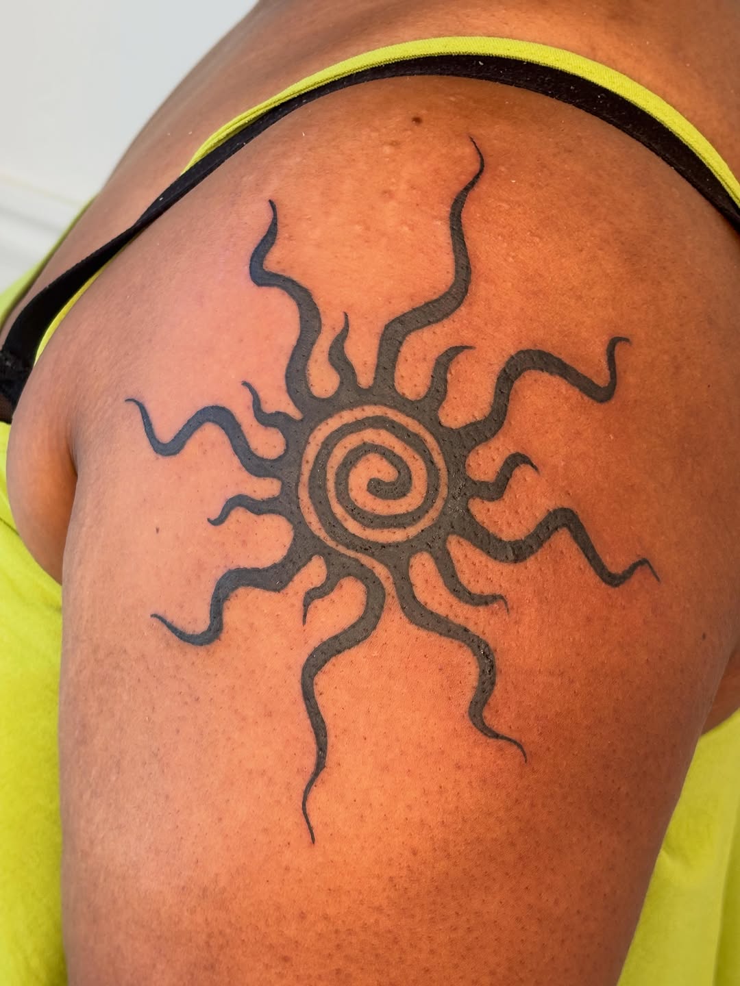 Tattoo by @belmont.studios — blackwork