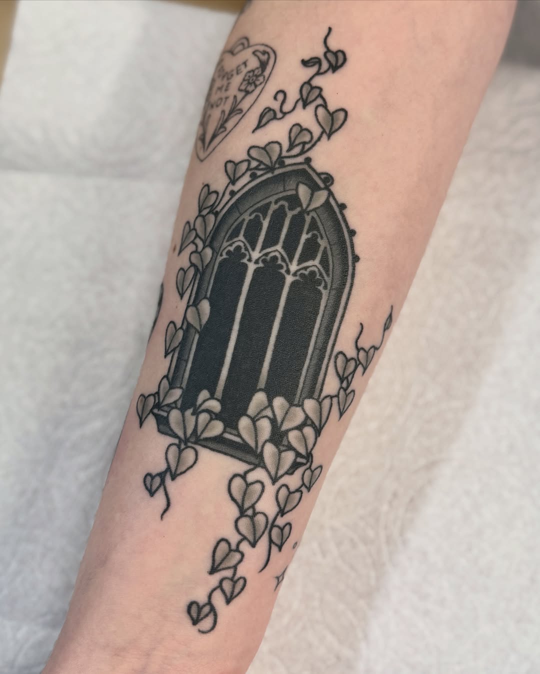 Tattoo by @niaink — illustrative, black_and_grey