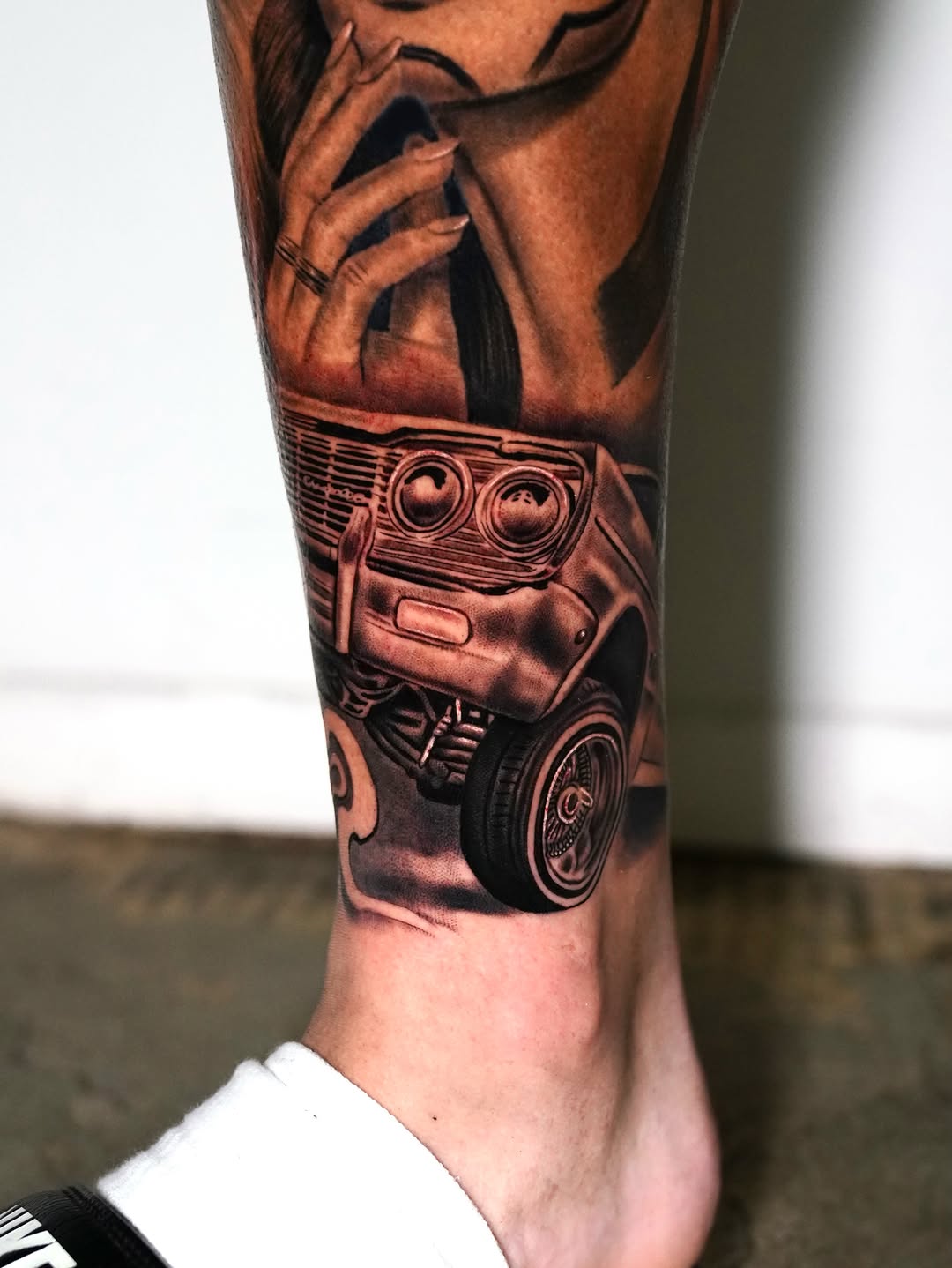 Tattoo by @smileyartla — realism, chicano