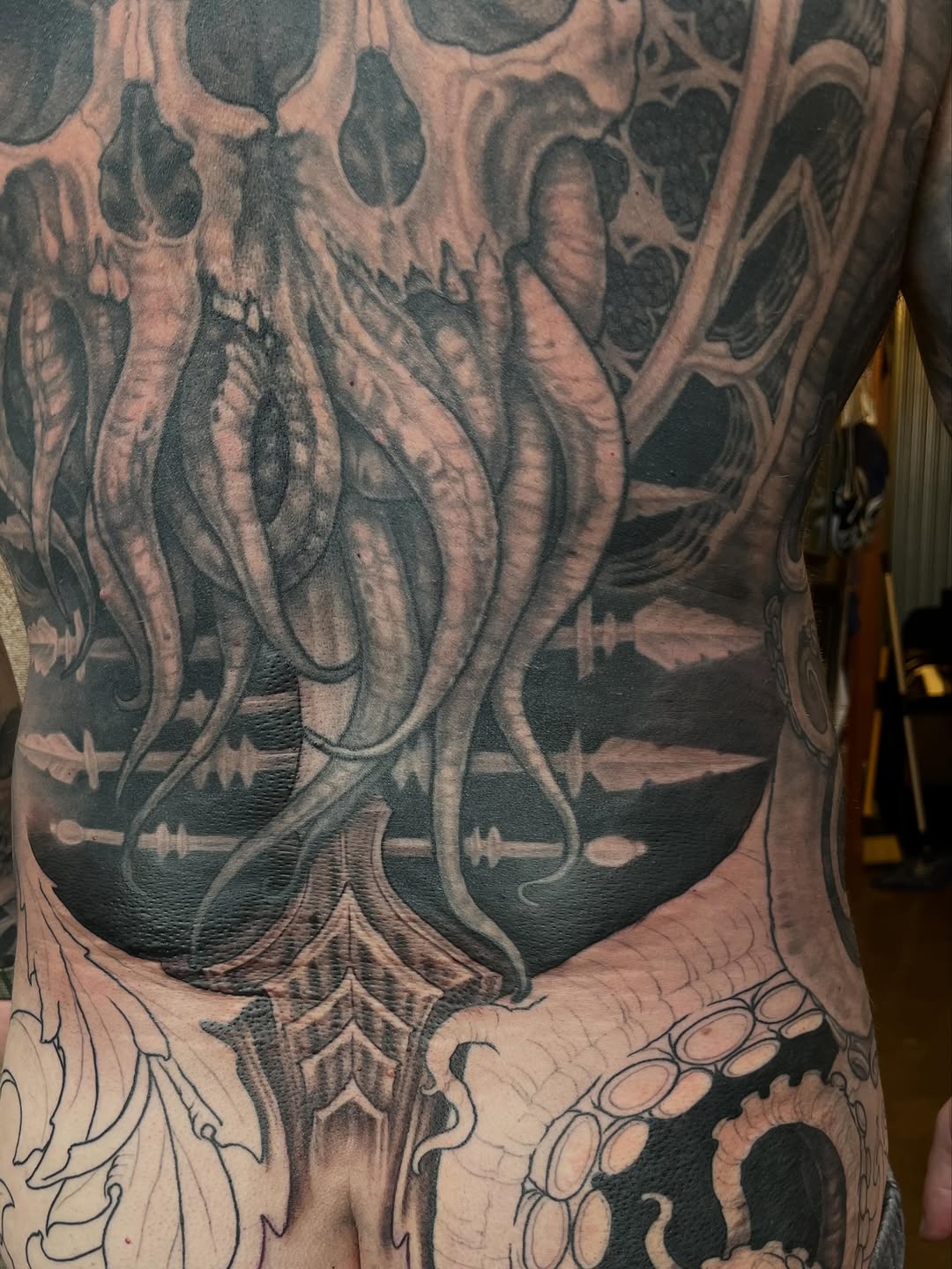 Tattoo by @evanmakesart — black_and_grey, realism
