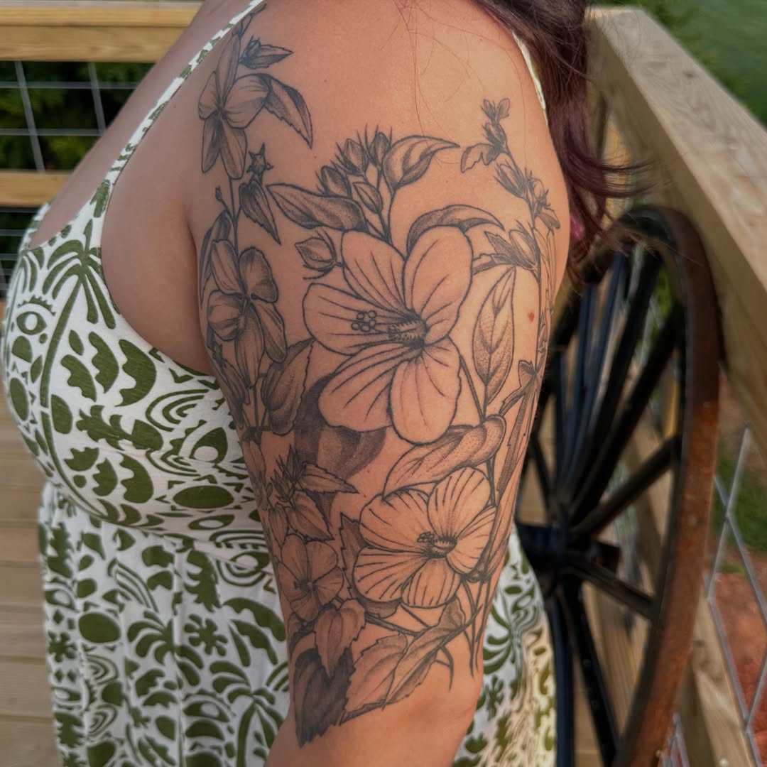 Tattoo by @ink.by.brooke — fine_line, black_and_grey