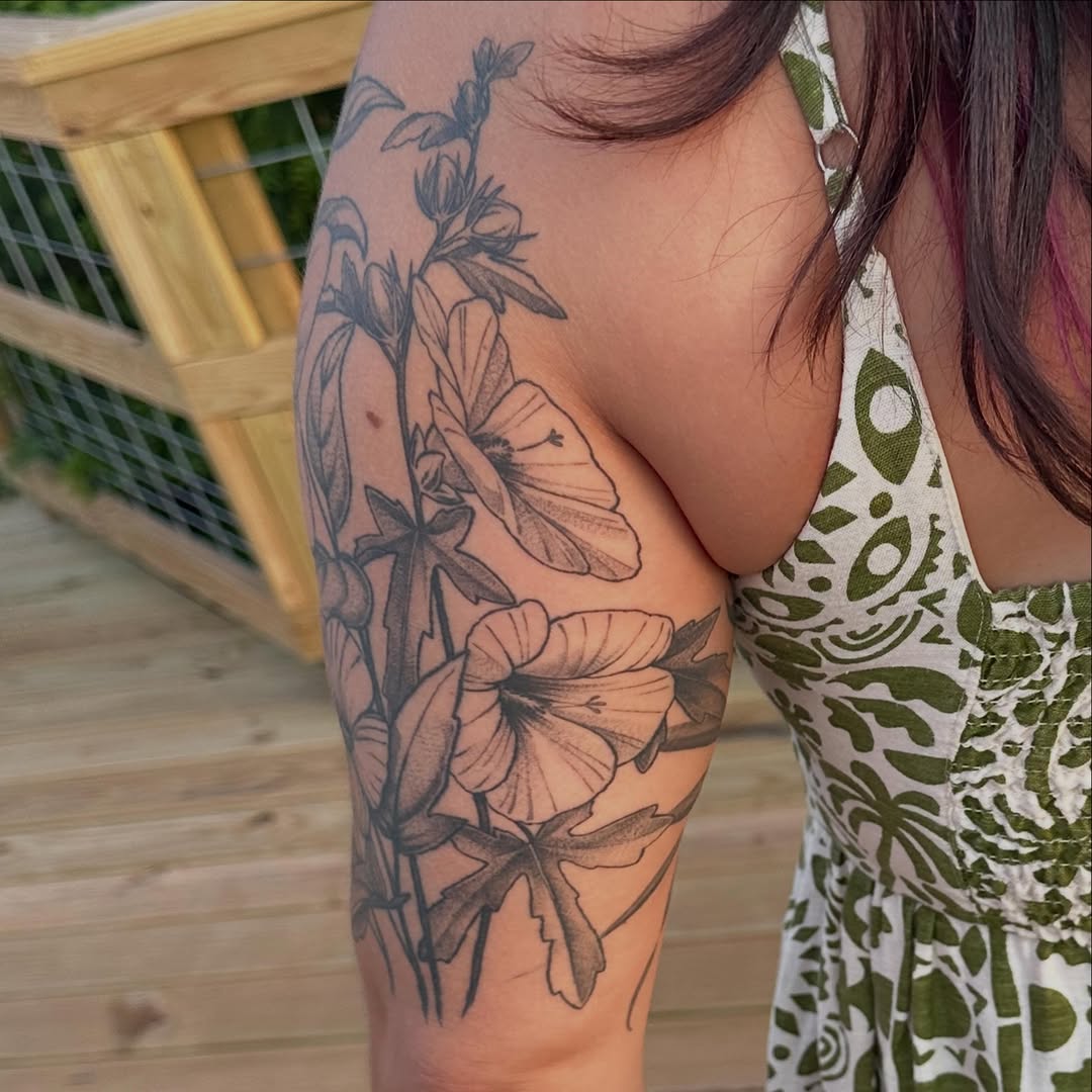 Tattoo by @ink.by.brooke — black_and_grey, fine_line