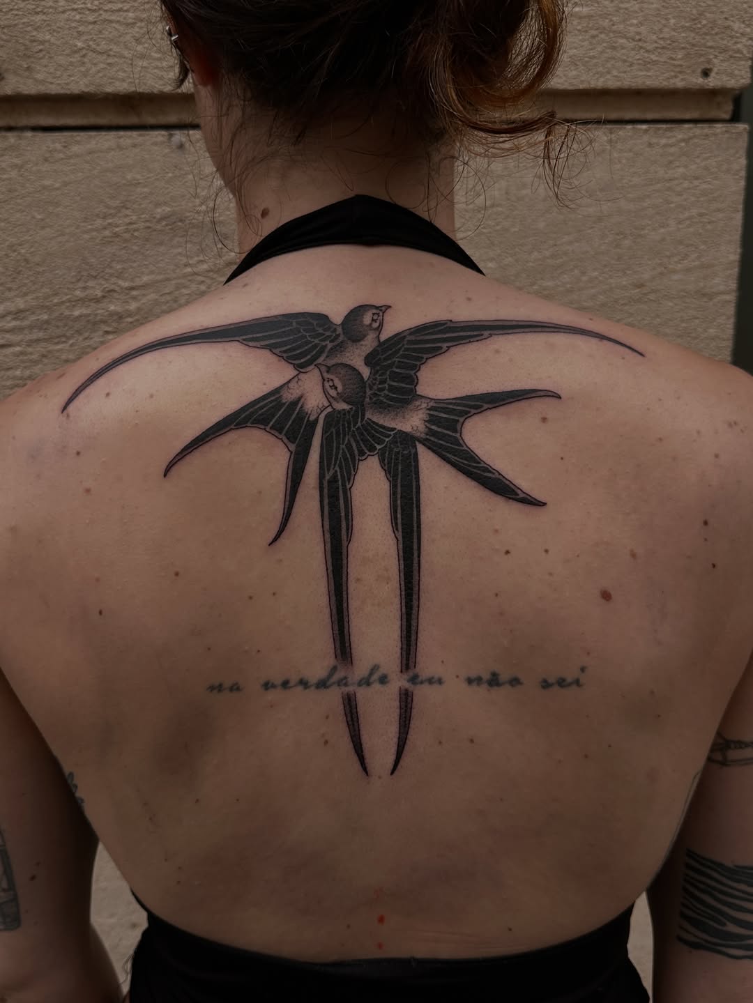 Tattoo by @skinscribe — blackwork
