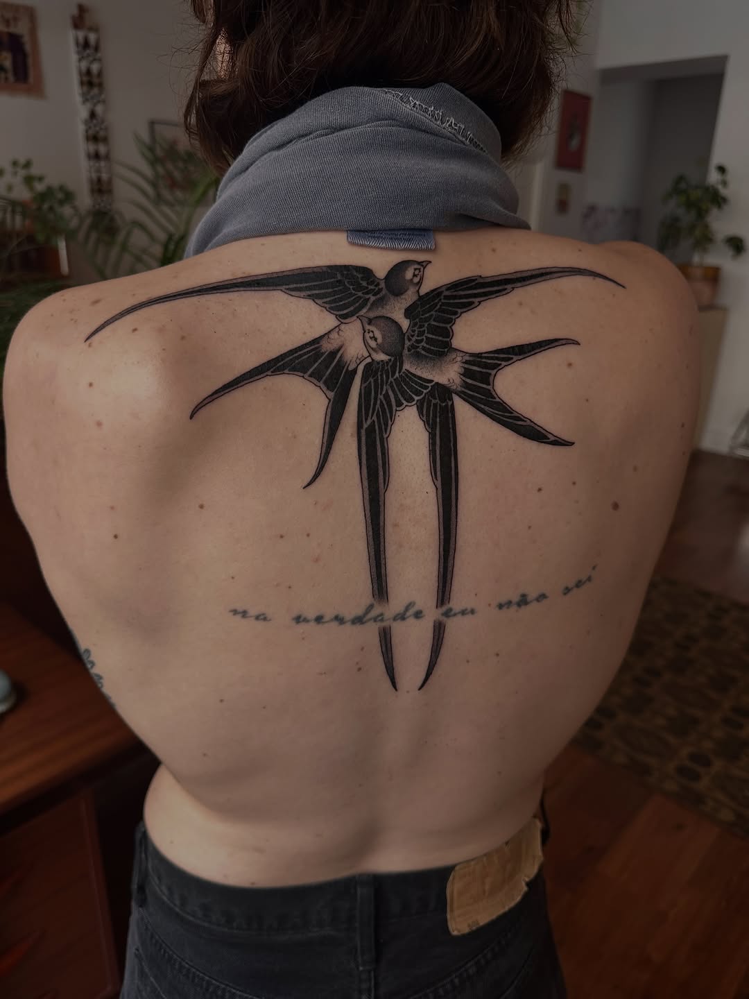 Tattoo by @skinscribe — blackwork