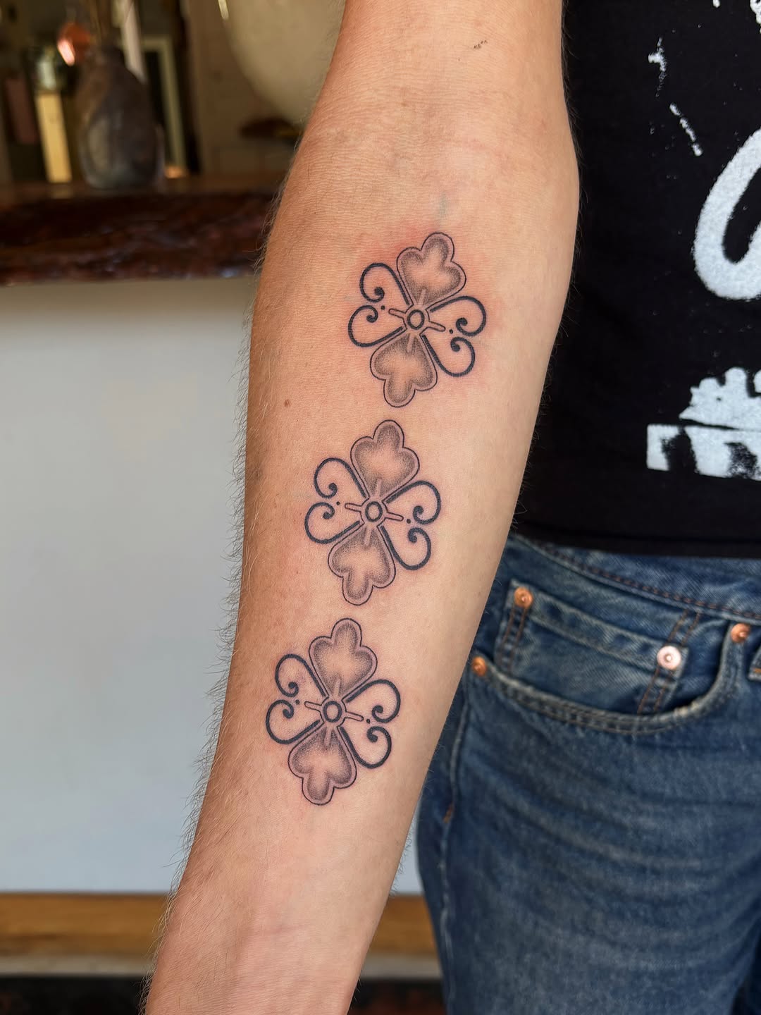 Tattoo by @abigailtattoos — geometric, illustrative