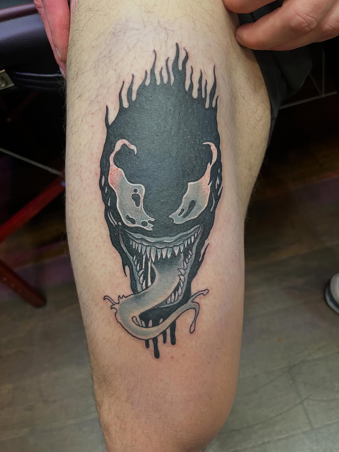 Tattoo by @k_bucktattoos — blackwork