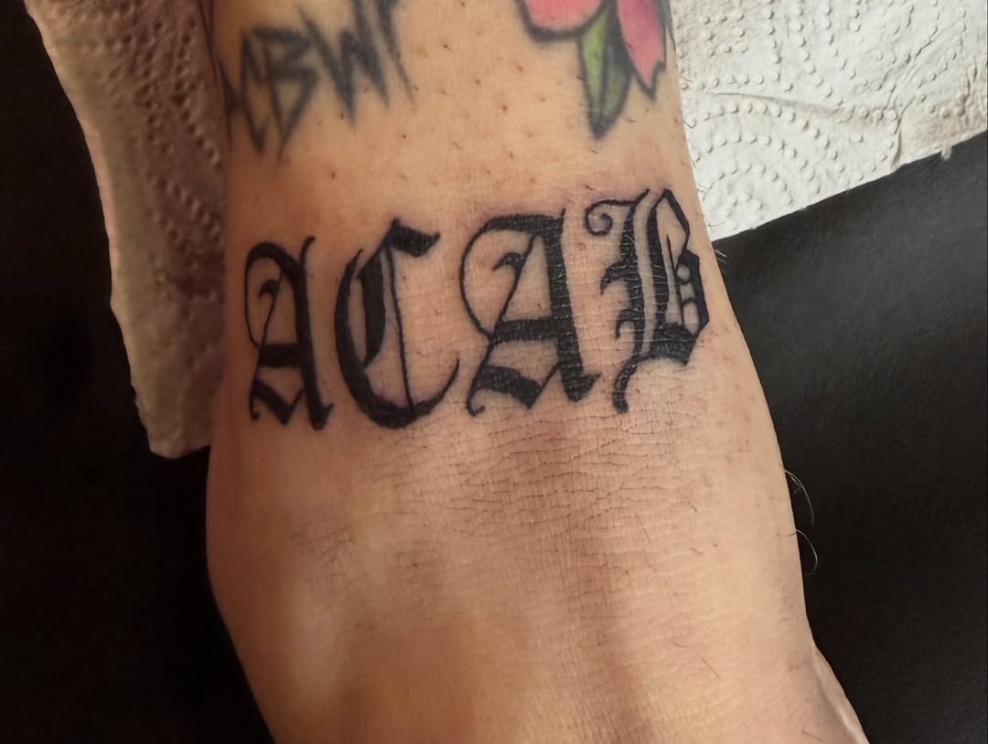 Tattoo by @purrsimmonkitten — lettering_script