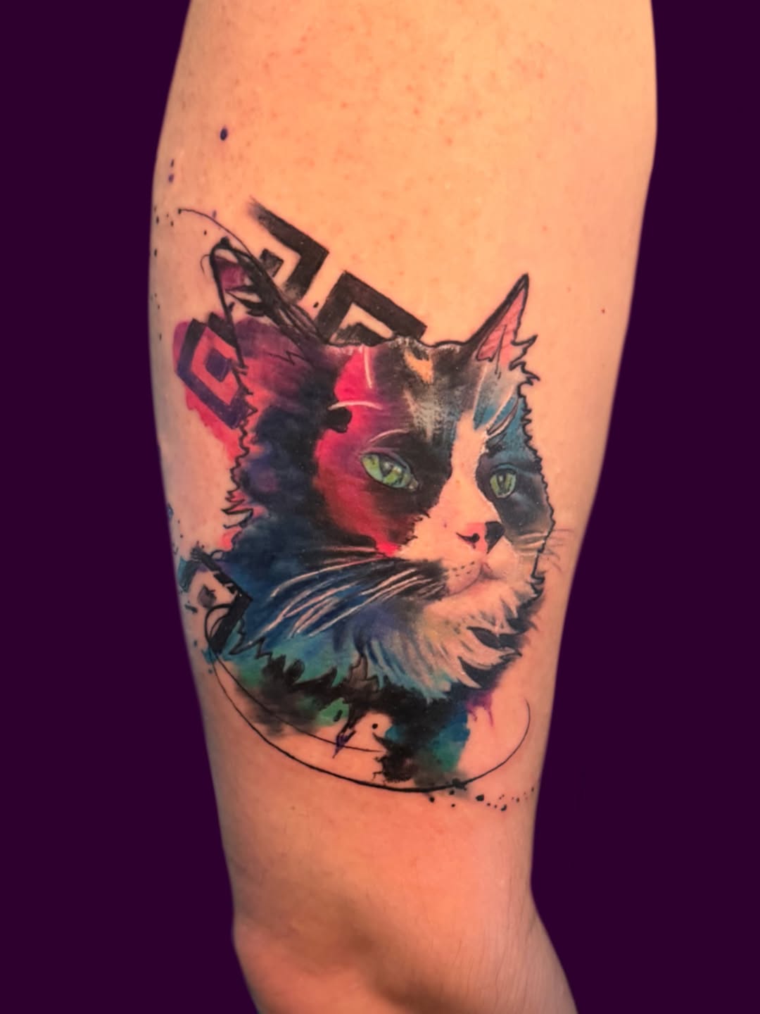 Tattoo by @graphicward — watercolor, realism