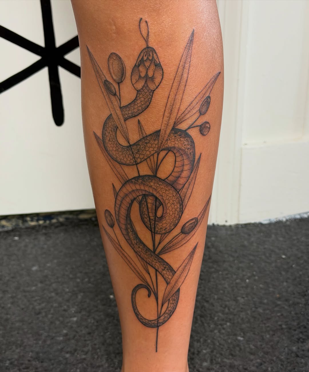 Tattoo by @veltattoos — illustrative, fine_line