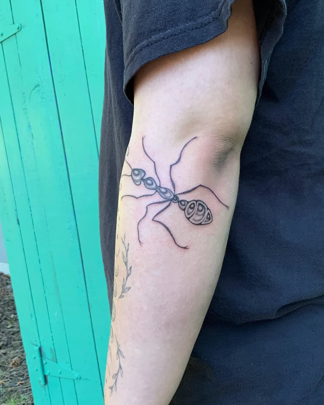 Tattoo by @sluggybunny — illustrative, fine_line