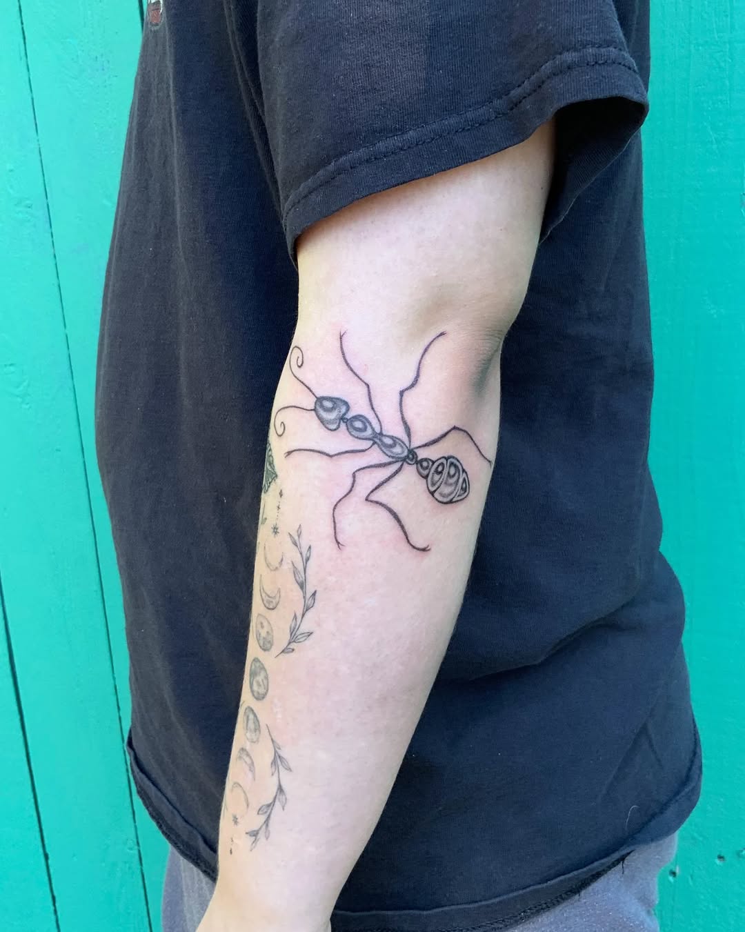 Tattoo by @sluggybunny — illustrative, fine_line