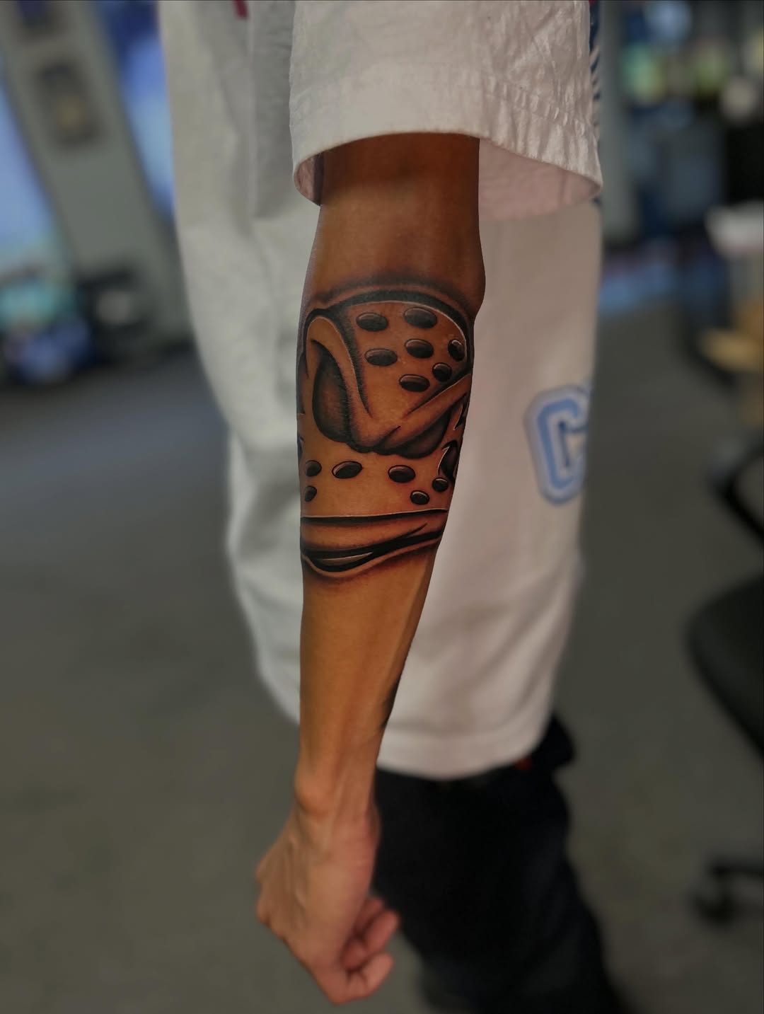 Tattoo by @benji_tattoos714 — realism, black_and_grey