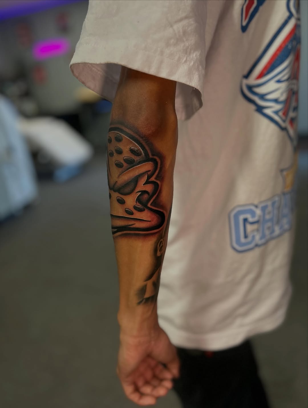 Tattoo by @benji_tattoos714 — black_and_grey
