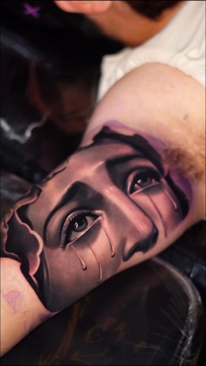 Tattoo by @temperism1 β realism, black_and_grey