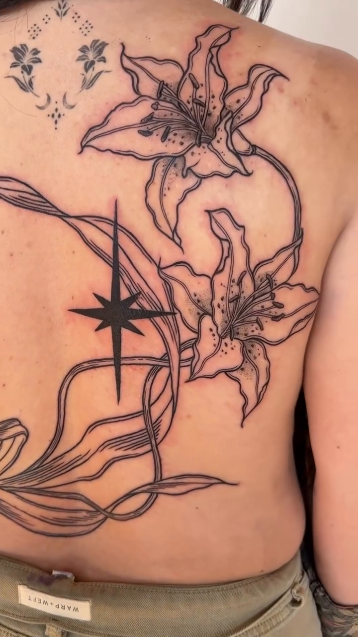 Tattoo by @tattoo.mariah — illustrative, black_and_grey