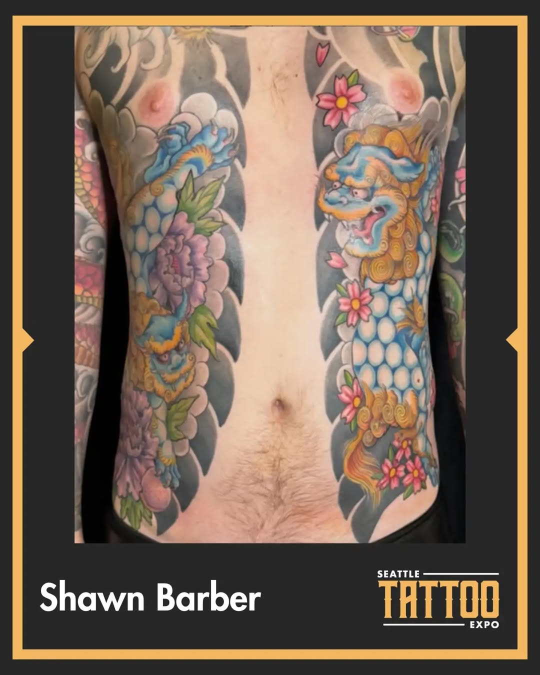 Tattoo by @shawndbarber — japanese_irezumi, black_and_grey