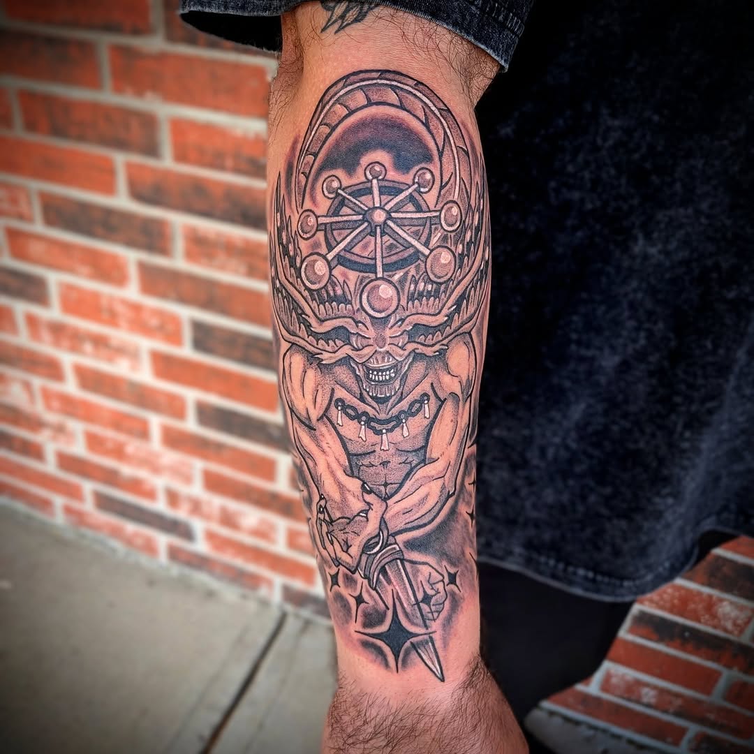 Tattoo by @tatsbymads — blackwork, illustrative