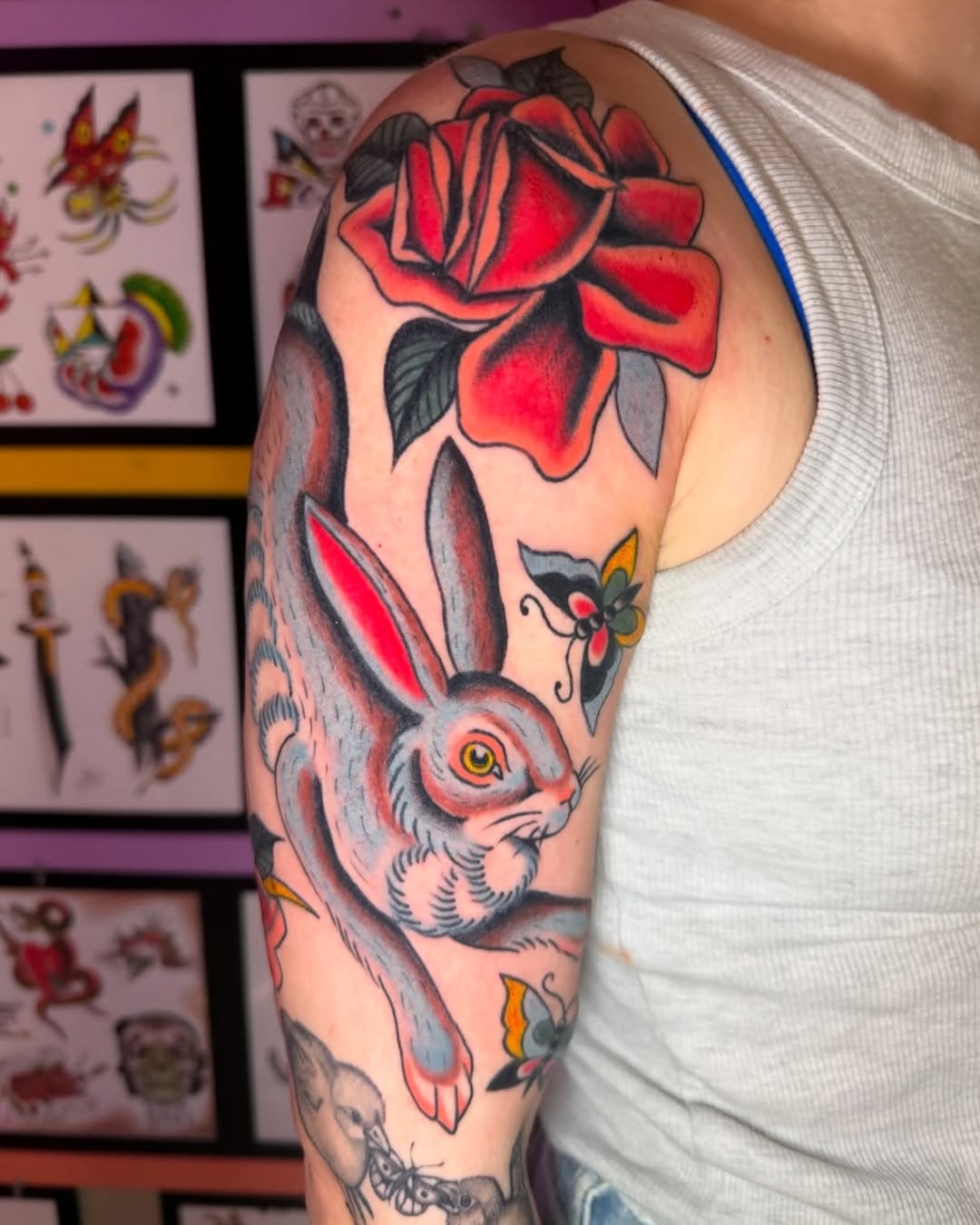 Tattoo by @biancafeliciamaria — american_traditional, illustrative