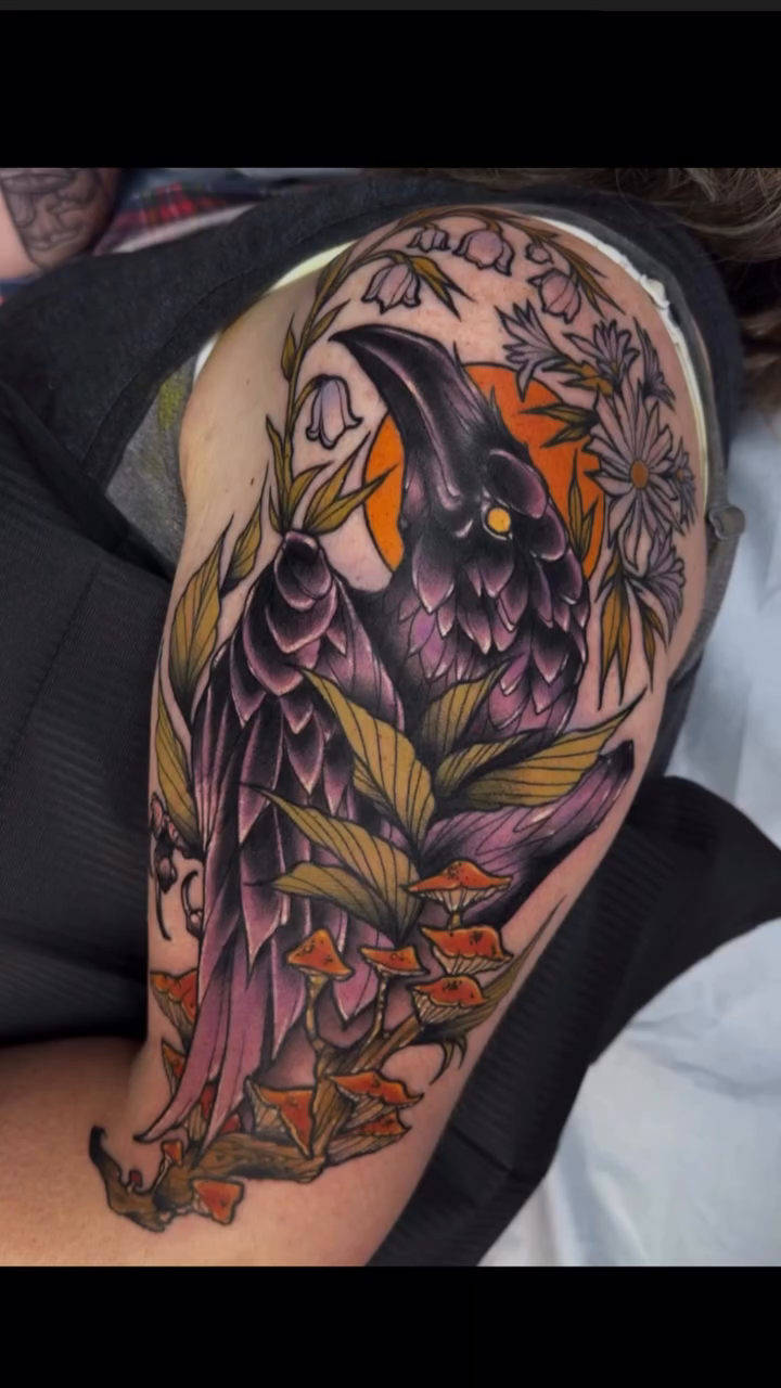 Tattoo by @langdaleart โ illustrative, black_and_grey