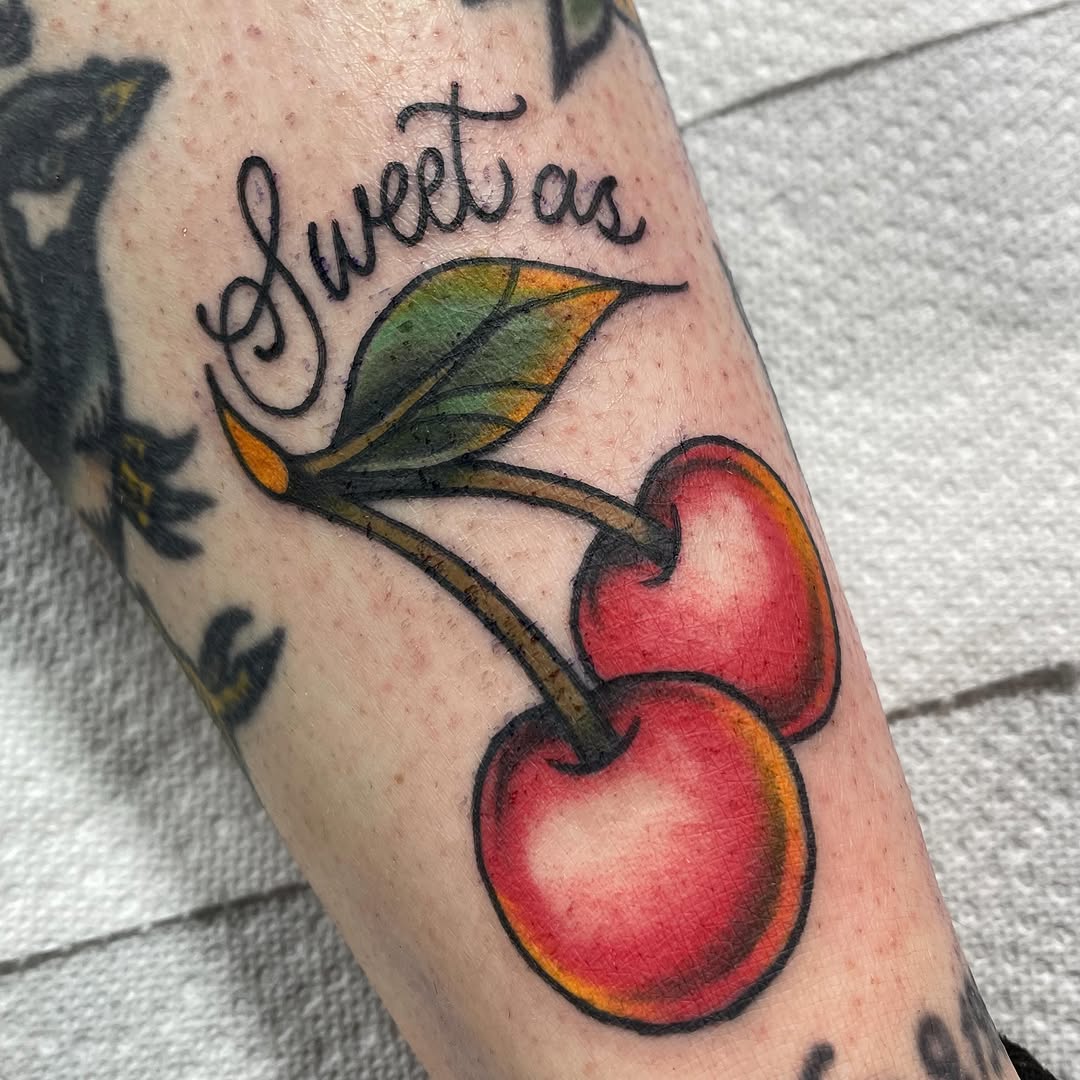 Tattoo by @ek_badboy — lettering_script, american_traditional
