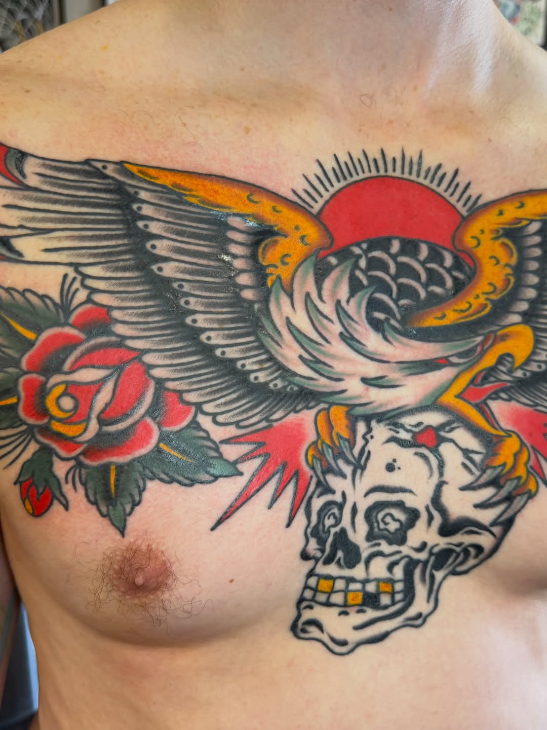 Tattoo by @tattoosbychrismikesell — american_traditional, illustrative