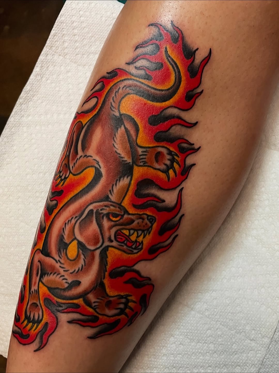Tattoo by @tattoosbychrismikesell — american_traditional, illustrative