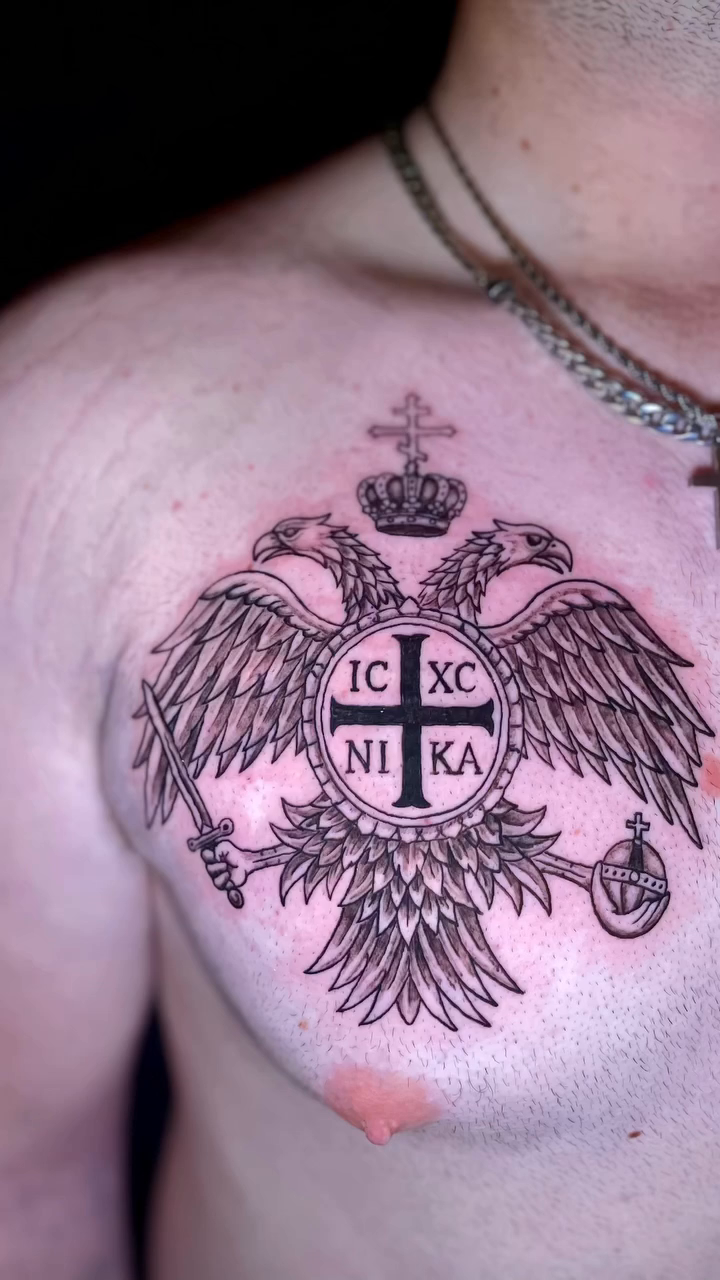 Tattoo by @kevant13 — black_and_grey, illustrative