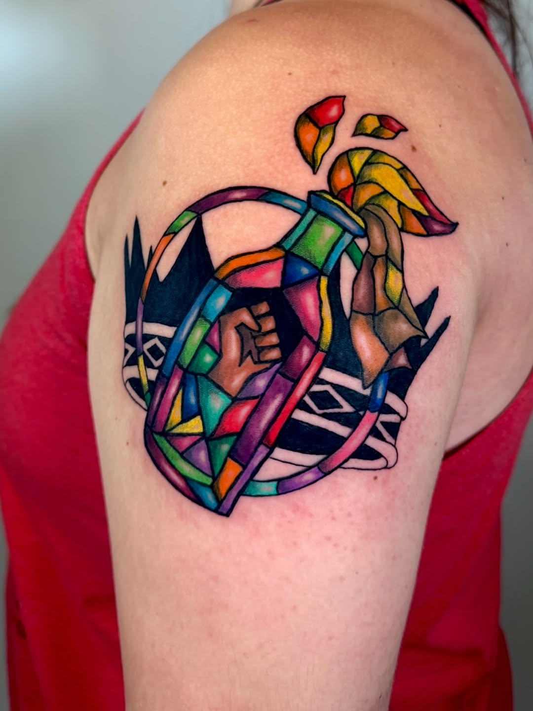 Tattoo by @badinfluencetats — new_school