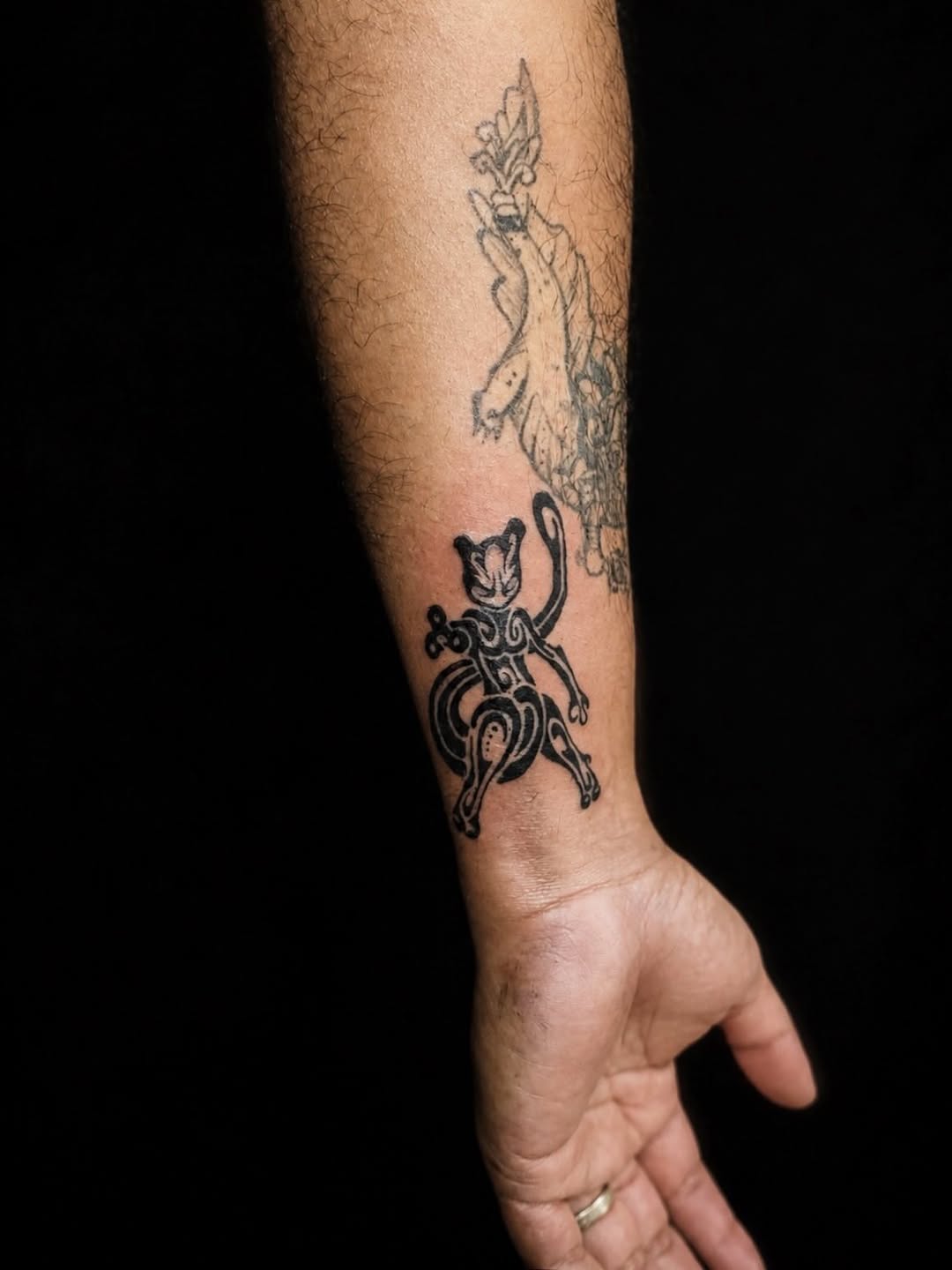 Tattoo by @dfineink — blackwork, tribal
