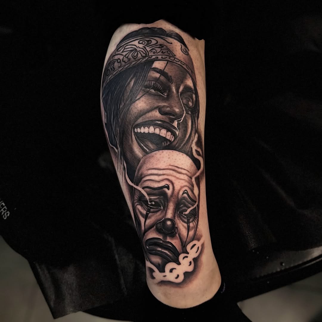 Tattoo by @inktherapy916 โ chicano, realism