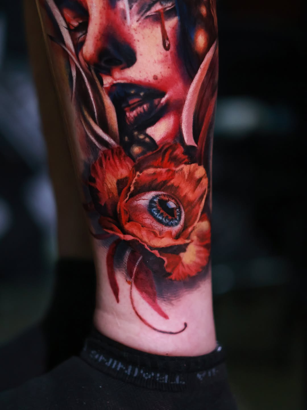 Tattoo by @jusorrinotattoo — realism, dark_realism