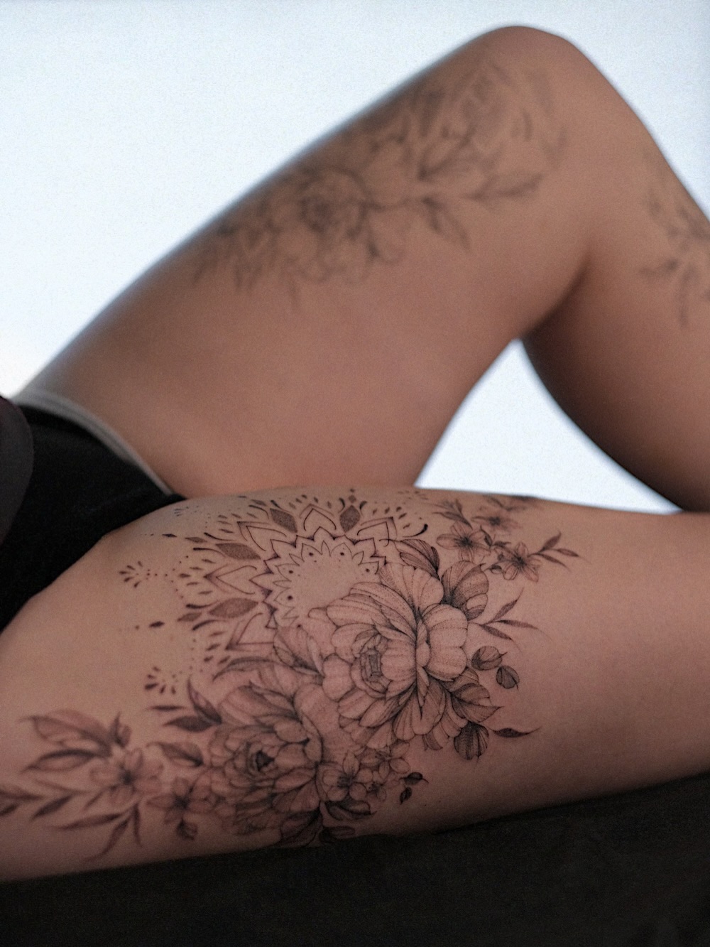 Tattoo by @temple.adorned โ fine_line