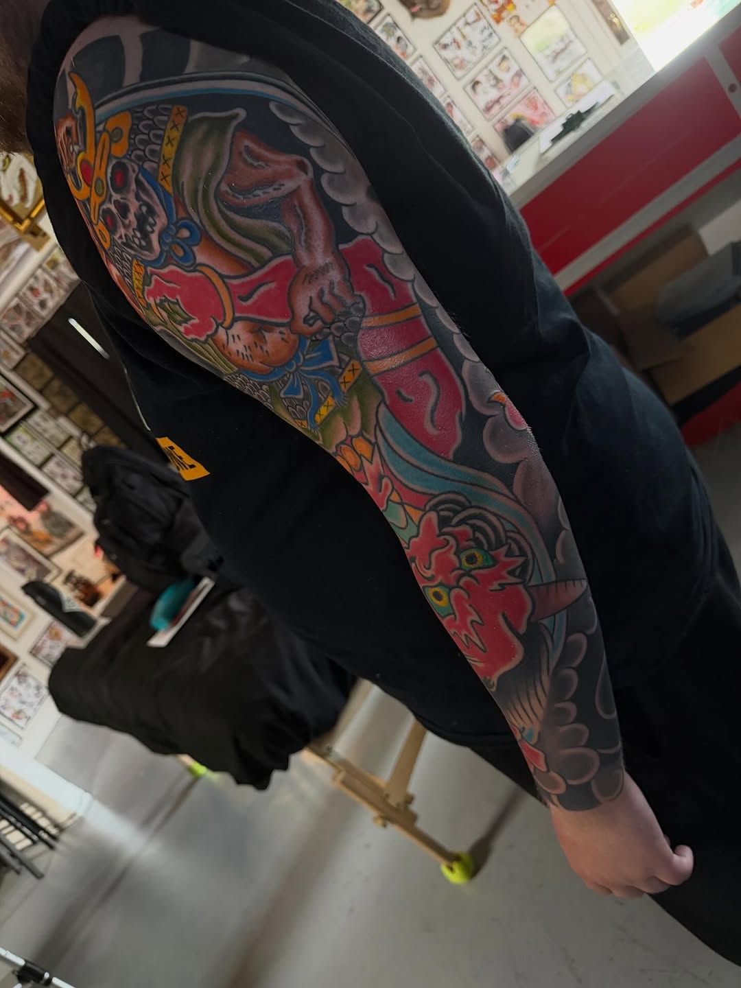 Tattoo by @stephen.reaves.92 — japanese_irezumi, illustrative