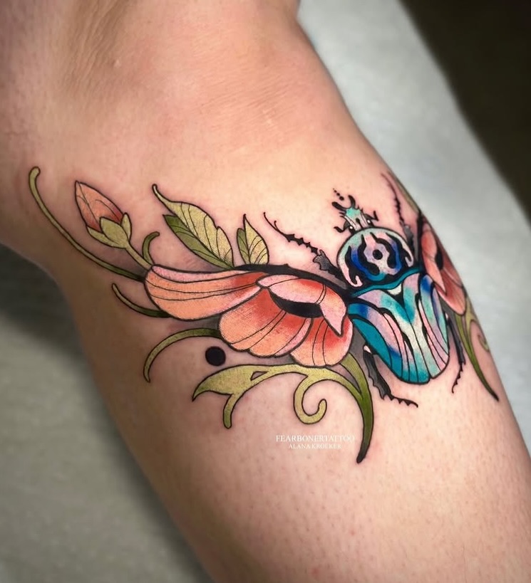 Tattoo by @fear.boner — realism, neo_traditional
