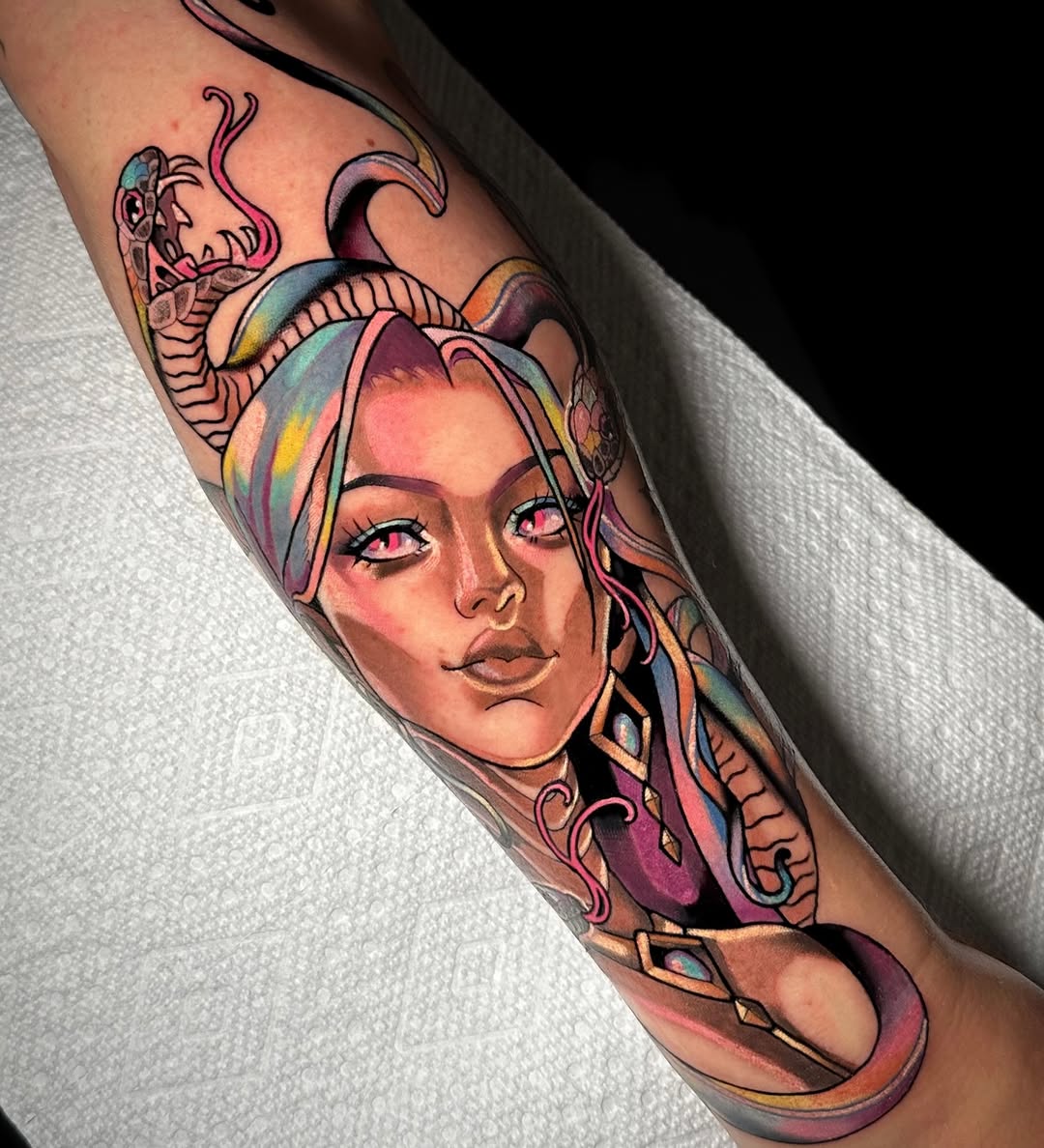 Tattoo by @fear.boner — neo_traditional, realism