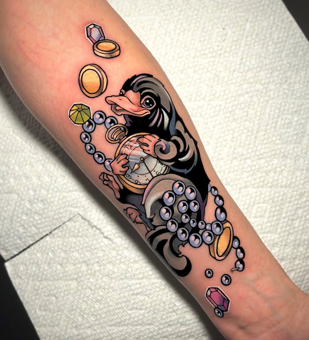 Tattoo by @fear.boner — new_school, anime
