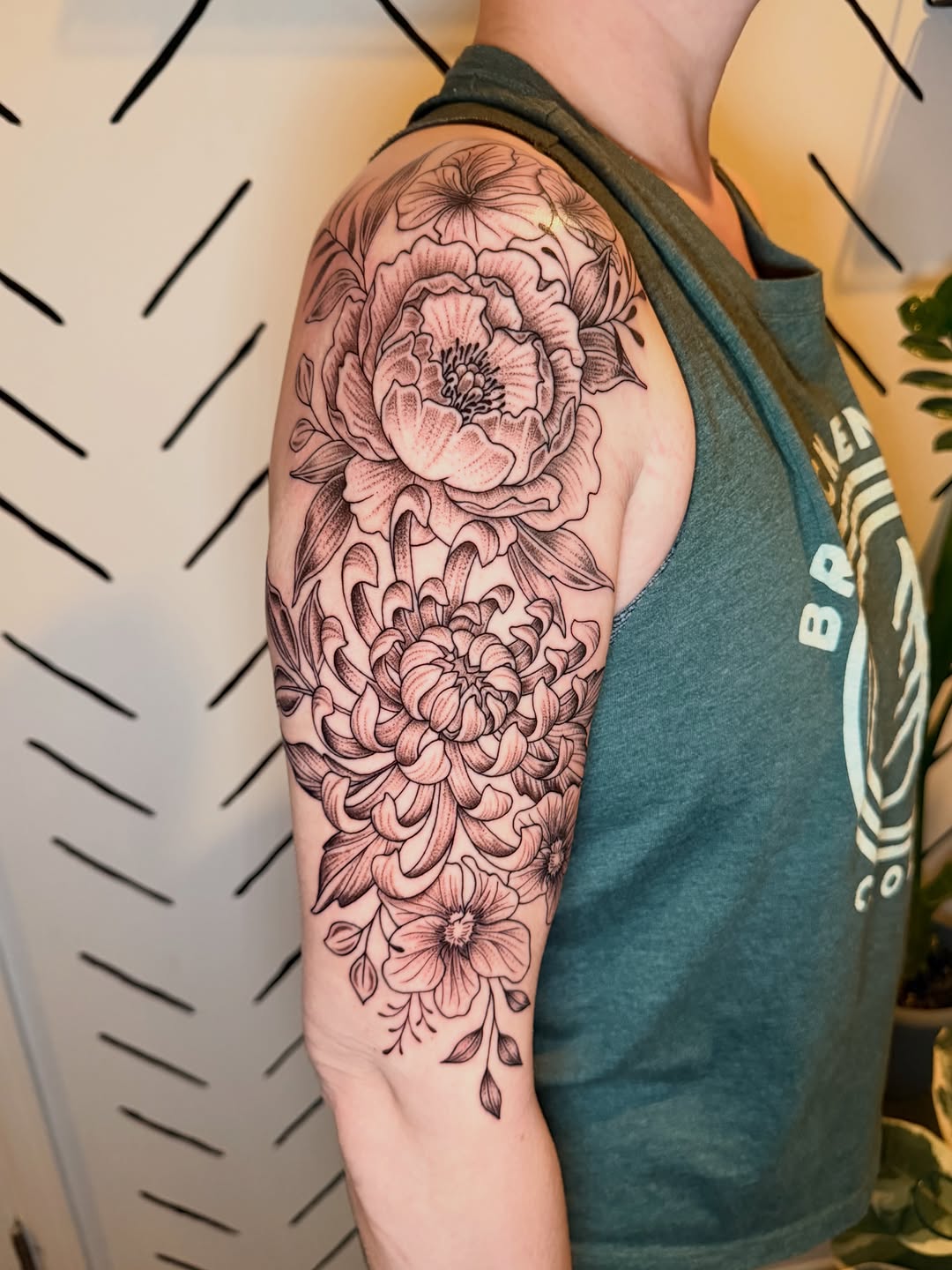 Tattoo by @staytruetat2 β illustrative, black_and_grey