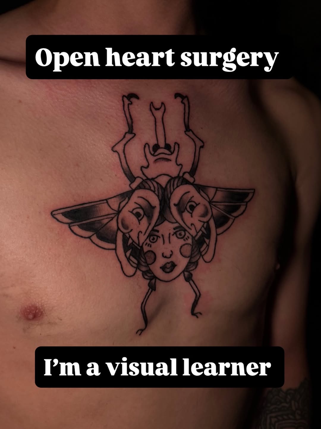 Tattoo by @stabsbysam โ blackwork