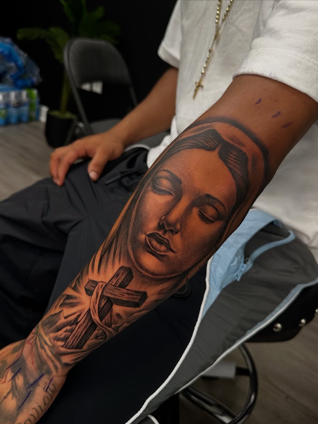 Tattoo by @artofshadow โ black_and_grey, realism