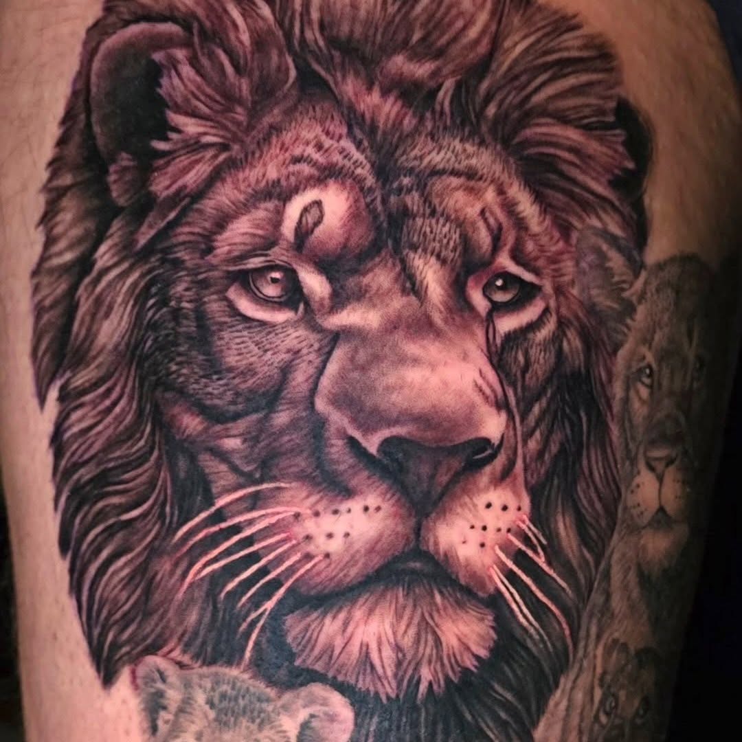 Tattoo by @steelcitytattoos — realism, black_and_grey
