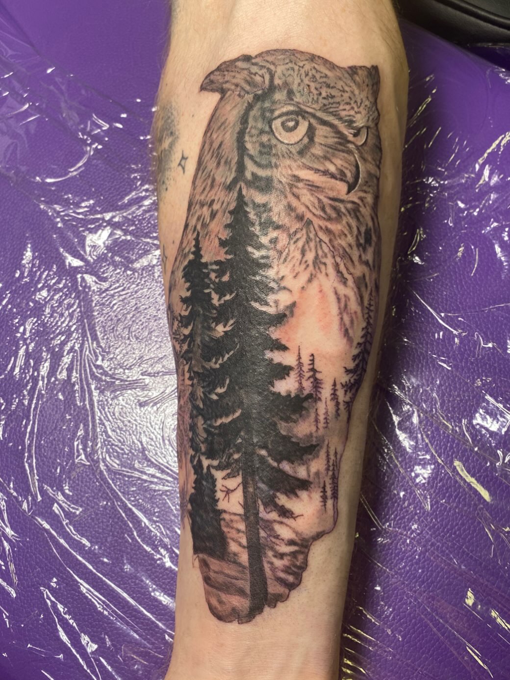 Tattoo by @katielou_tattoo โ realism, black_and_grey
