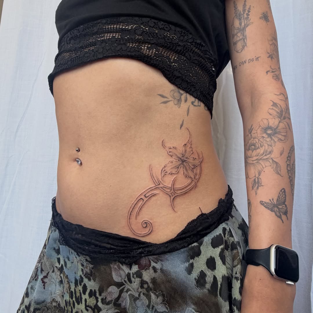 Tattoo by @fairygodfather.ink — fine_line, ornamental
