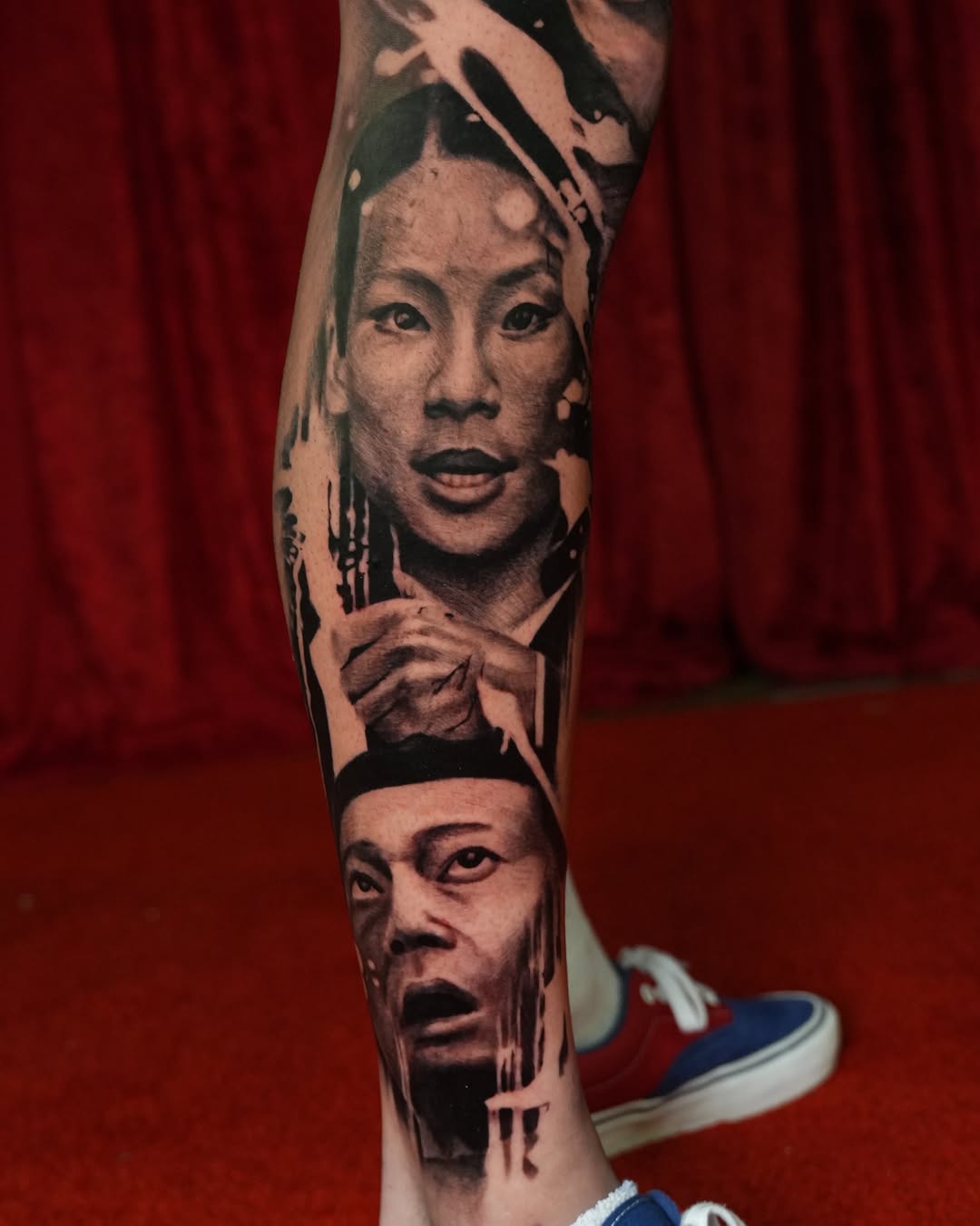 Tattoo by @nik__ink โ realism, black_and_grey