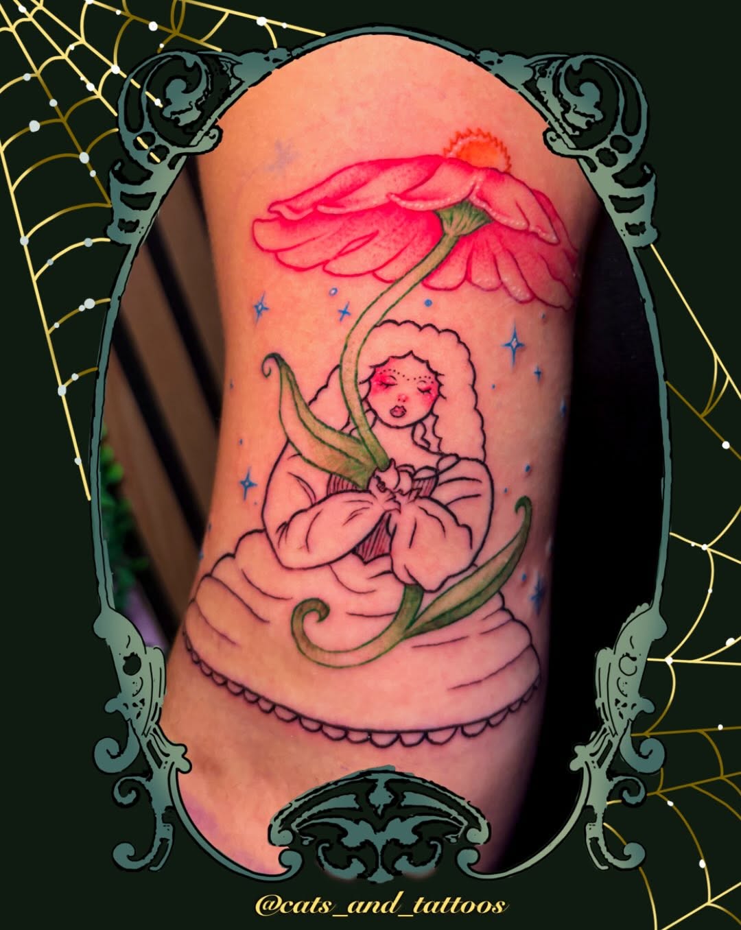 Tattoo by @cats_and_tattoos — new_school, illustrative