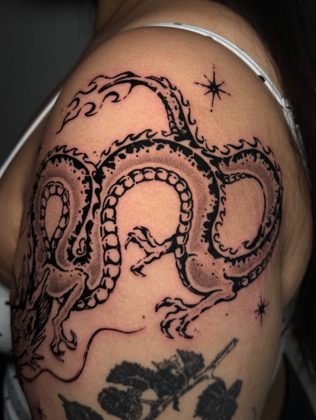 Tattoo by @eazy.ink_ β japanese_irezumi, blackwork