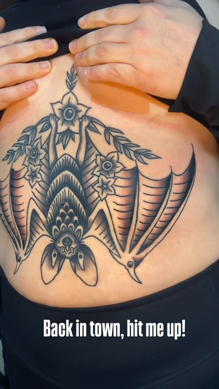 Tattoo by @alakazamtattooart — blackwork, neo_traditional